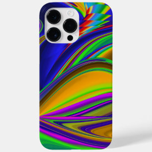 サマーレインボー、抽象芸術3Dレインボワート Case-Mate iPhone 14 PRO MAXケース