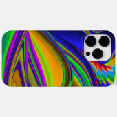 サマーレインボー、抽象芸術3Dレインボワート Case-Mate iPhoneケース (裏面 (横))