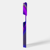 サマーレインボー、抽象芸術3Dレインボワート iPhoneケース (右側面)