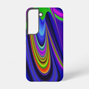 サマーレインボー、抽象芸術3Dレインボワート SAMSUNG GALAXY S22ケース