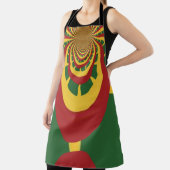 サマーレッドゴールデングリーンワンラブカラー エプロン (インサイチュ)