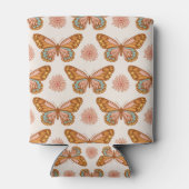 サマーレトロバタフライプリントクーラーボックス 缶クーラー (裏面)