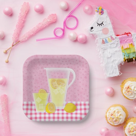 サマーレモネードプレート ペーパープレート (パーティー)