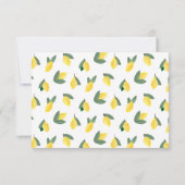 サマーレモンイタリア結婚サンセット 出欠カード (裏面)