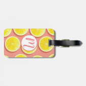 サマーレモンスライスパターン ラゲッジタグ (裏面横)