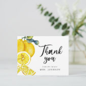 サマーレモンズサンキューブライダルシャワー ポストカード (スタンド正面)