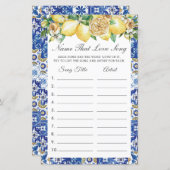 サマーレモンフローラ名ザラブソングゲーム (正面/裏面)