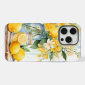 サマーレモンブラッサムジャー iPhoneケース (裏面横)
