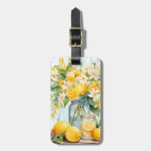サマーレモンブロッサムジャー ラゲッジタグ (正面縦)