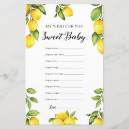 サマーレモンベビーの願い