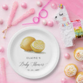 サマーレモンライムシトラスベビーシャワー ペーパープレート (パーティー)