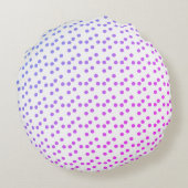 サマーレモン漫画の手を描いたドードル ラウンドクッション (裏面)