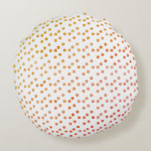 サマーレモン漫画の手を描いたドードル ラウンドクッション (裏面)