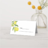 サマーレモ結婚ン座席表 プレイスカード (正面)