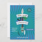 サマーロックフェスティバル結婚ズ 招待状 (正面)