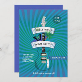 サマーロックフェスティバル結婚ズ 招待状