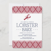 サマーロブスターベークパーティー 招待状 (正面)