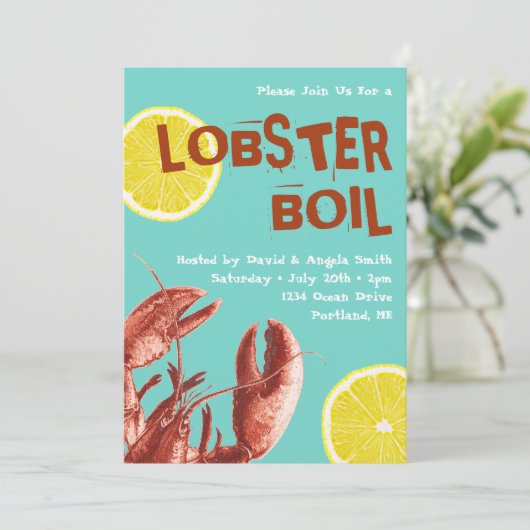 サマーロブスターボイルパーティーアクア 招待状 (スタンド正面)