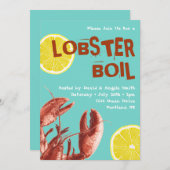 サマーロブスターボイルパーティーアクア 招待状 (正面/裏面)