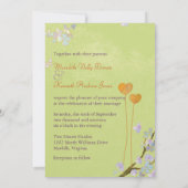 サマーロマンスライムグリーン結婚ズ 招待状 (裏面)