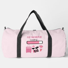 サマーローディング ピンク ダッフルバッグ