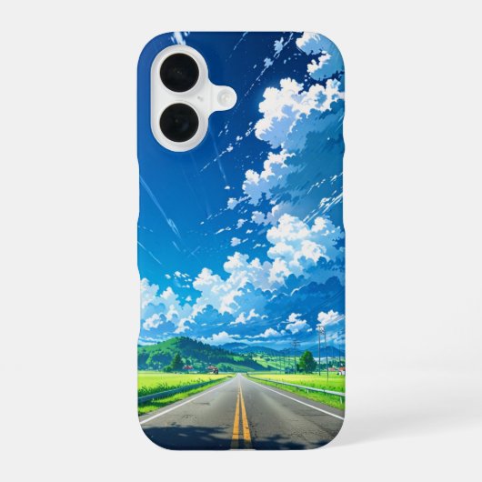 サマーロードトリップ iPhone 16ケース (裏面)