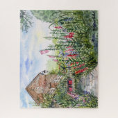 サマーワイルドフラワーイングリッシュガーデンinヨーク ジグソーパズル (縦)