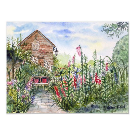 サマーワイルドフラワーイングリッシュガーデンinヨーク フォトプリント (正面)