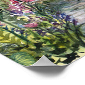 サマーワイルドフラワーイングリッシュガーデンinヨーク ポスター (角)