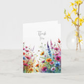 サマーワイルドフラワーイン開花春花 カード (黄色い花)