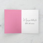 サマーワイルドフラワーガーデン誕生日 カード (内部)