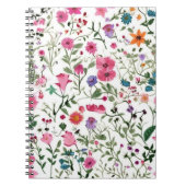 サマーワイルドフラワーガーデン ノートブック (正面)