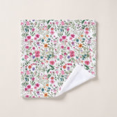 サマーワイルドフラワーガーデン バスタオルセット (ウォッシュタオル)