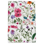 サマーワイルドフラワーガーデン ミディアムペーパーバッグ (正面)