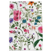 サマーワイルドフラワーガーデン ミディアムペーパーバッグ (裏面)