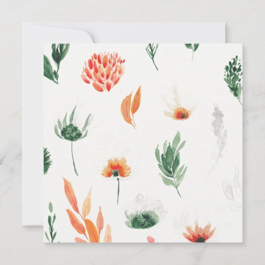 サマーワイルドフラワーズスクエアオープンハウス 招待状 (裏面)