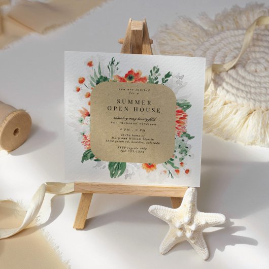 サマーワイルドフラワーズスクエアオープンハウス 招待状