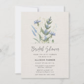 サマーワイルドフラワーズブライダルシャワー 招待状 (正面)
