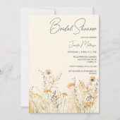 サマーワイルドフラワーズブライダルシャワー 招待状 (正面)