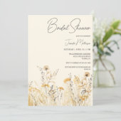 サマーワイルドフラワーズブライダルシャワー 招待状 (スタンド正面)