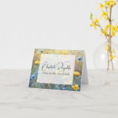 サマーワイルドフラワーズ悔やみや弔慰ありがとう カード (黄色い花)