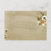 サマーワイルドフラワーズ&デイジー披露宴結婚ズ エンクロージャーカード (裏面)