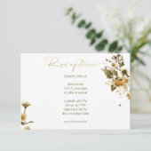 サマーワイルドフラワーズ&デイジー披露宴結婚ズ エンクロージャーカード (スタンド正面)