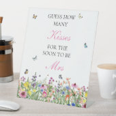 サマーワイルドフラワーズ&蝶の推測キス 台座サイン (インサイチュ)