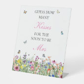 サマーワイルドフラワーズ&蝶の推測キス 台座サイン (正面)