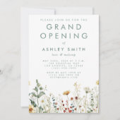 サマーワイルドフラワーフィールドグランドオープン 招待状 (正面)