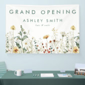 サマーワイルドフラワーフィールドグランドオープン 横断幕 (トレードショー)