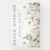 サマーワイルドフラワーフィールドグランドオープン 横断幕 (縦)