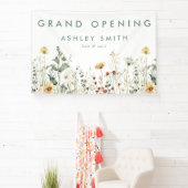 サマーワイルドフラワーフィールドグランドオープン 横断幕 (インサイチュ)