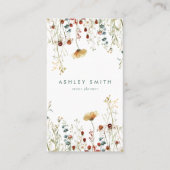 サマーワイルドフラワーフィールドソーシャルメディア 名刺 (正面)